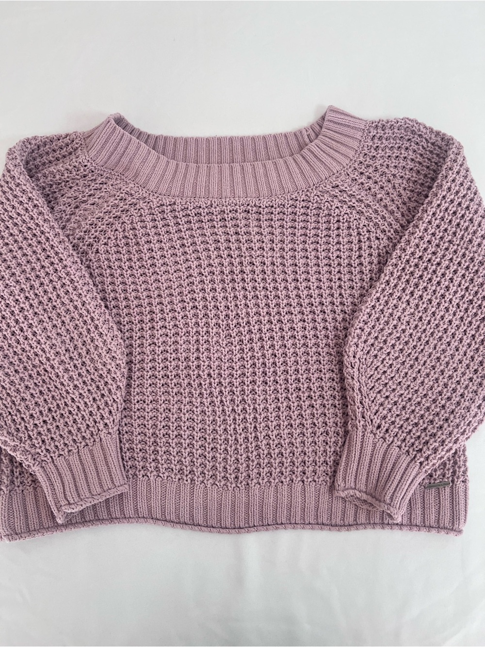 Abercrombie &Fitch Cozy Women's Knit Sweater - Dusty Lavender Pink